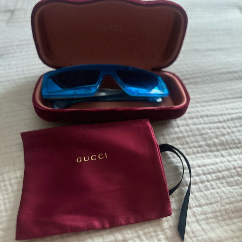 Gucci Blue Sunglasses